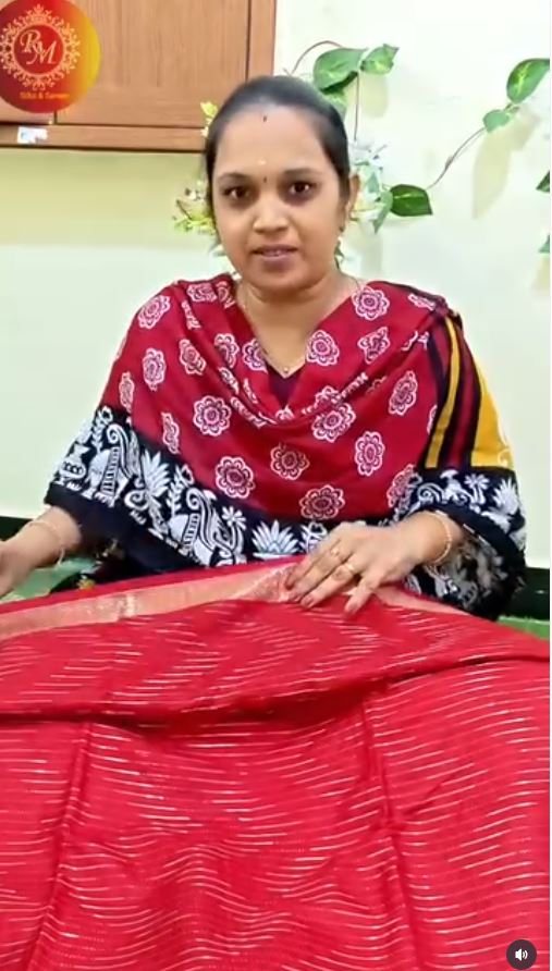 Parrot Green Mysore Silk Saree with Gold Zari Border